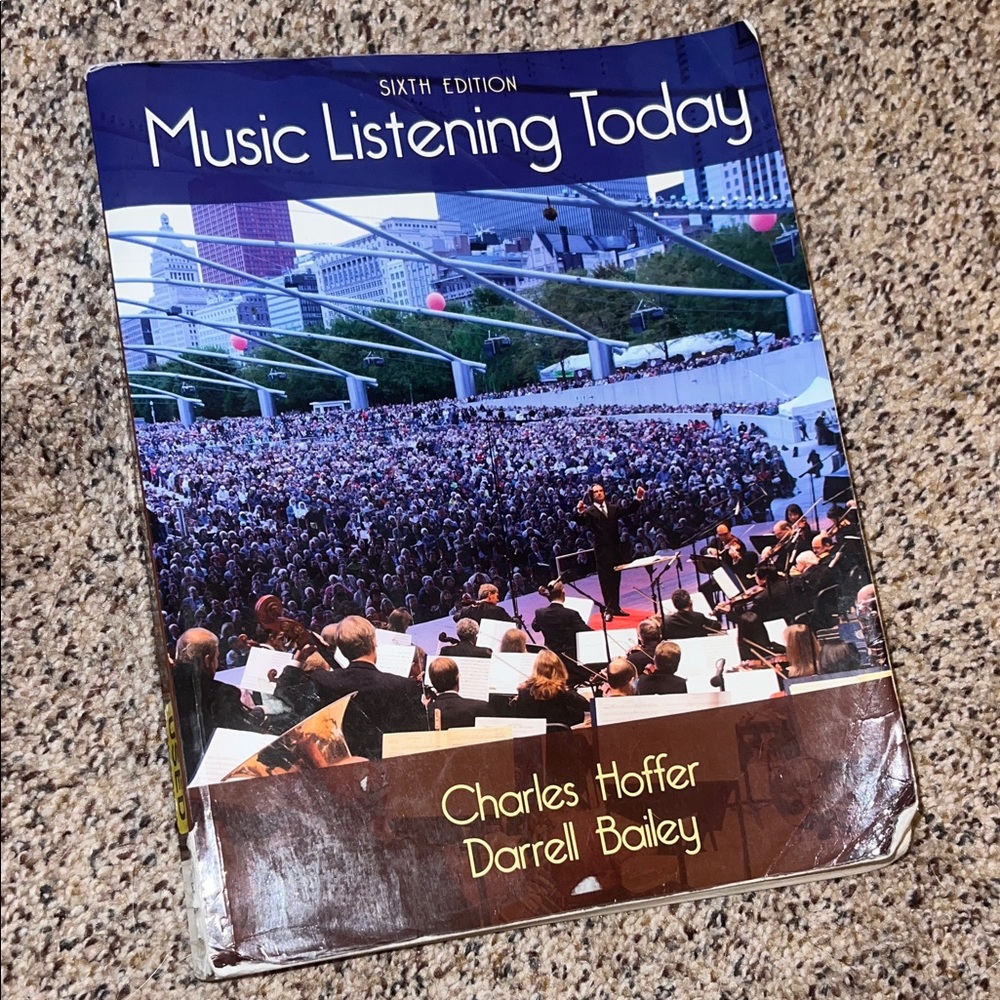 Music Listening Today 6th Ed. Book by Hoffer & Bailey